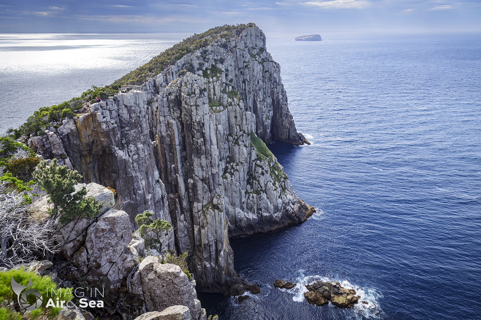 Photographie du Cap Hauy sur la péninsule de Tasman sur la côte Est de Tasmanie