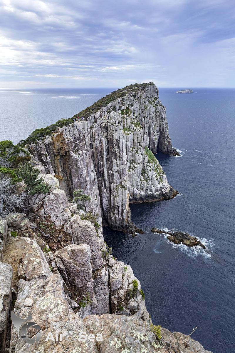 Photographie du Cap Hauy sur la péninsule de Tasman sur la côte Est de Tasmanie