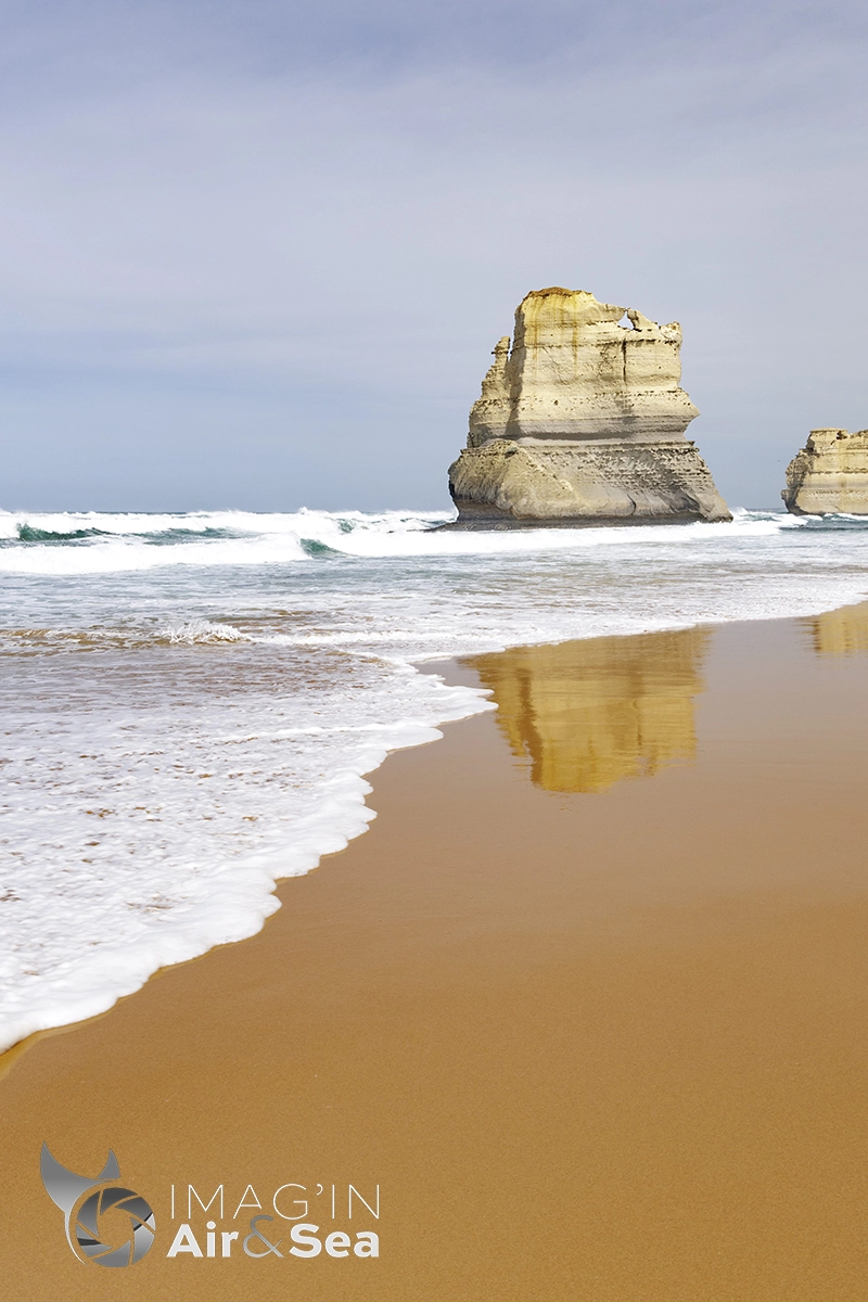 Photo au pied des Gibson steps sur la Great Ocean Road