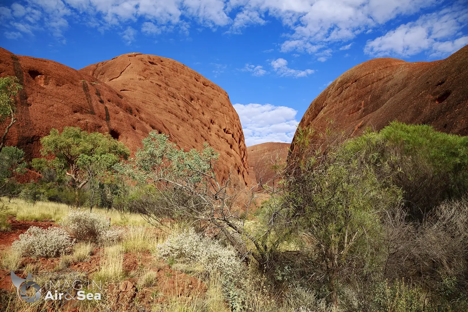 Au coeur des Olgas, Kata Tjuṯa dans le centre rouge en Australie